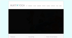 Desktop Screenshot of muktiyoga.mx